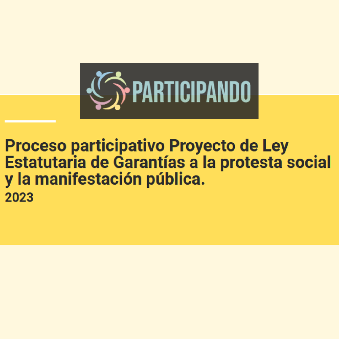 Viva la Ciudadanía Caso de ÉxitoProyecto de Ley Estatutaria de Protesta Social Portal Caja de Herramientas Bogotá Colombia
